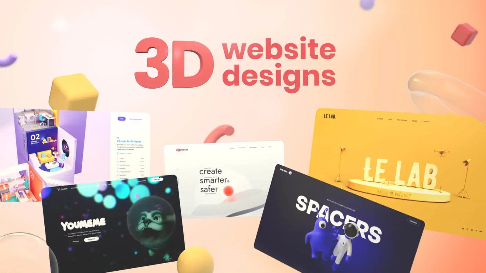 3D Animated Websites